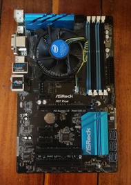 MAINBOARD และเมนบอร์ด พร้อม CPU i5-4890+ASROCK H97 Pro4 SOCKET 1150 DDR3 มี HDMI USB3.0 MAX RAM 32G มีฝาหลัง สินค้าสภาพสวยๆ พร้อมใช้ ฟรีค่าส่ง