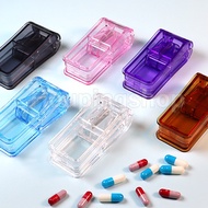 Portable Medicine Pill Cutter Box Pill Splitter Storage Tablet Separator Medicine Slicer Box Tablet Divider Breaker Storage Case