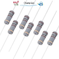 CHAMPIONO Carbon Film Resistors, 2W 5% Tolerance 4 Bands 100 Ohm Resistor, Durable for DIY Electroni
