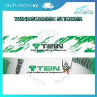 Windscreen Sticker TEIN Design 52x10 inch Front And Rear Car Mirror Adhesive