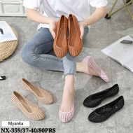 Myanka jelly shoes Flat Cherlie