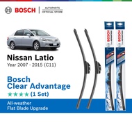 Bosch Clear Advantage U Hook Wiper Set for Nissan Latio (C11) (BCA22"/BCA16")