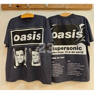 [23] [OASIS] SHAKERMAKER '94 Bio Washed Tour shirt USA Label vintage Rock Band
