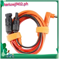 Solar Panel 2m Extension Cord with DC 8mm Adapter Cable, Solar Connector for DC7909/8020 Male Plug, 
