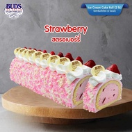 BUDS Ice Cream Cake Roll Strawberry 2 lb **ราคาสินค้ารวมค่าจัดส่ง**