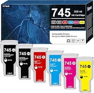 745 Ink Cartridges High Capacity 300ML 6-Pack PF9K06A F9K05A F9K04A F9K03A F9K02A F9K01A 745XL Ink C