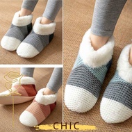 CHIC Grip Fuzzy Floor Socks, Non Slip Thermal Socks