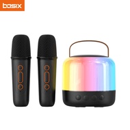 Basix ☆ Sound Speaker Microphone Integrated Microphone Home Singing Karaoke Family Wireless BT O
