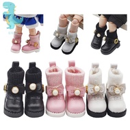 UUU 1คู่ Ob11 DOD 1 12 BJD รองเท้าตุ๊กตา Body9,GSC, Ymy, obitsu 11, mollly Doll รองเท้าหนังเทียมอุปก