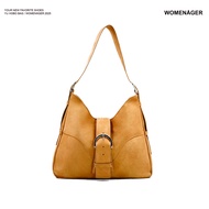 womenager - Yu Hobo Tote Camel กระเป๋า Hobo กระเป๋า Tote กระเป๋าสะพายข้าง