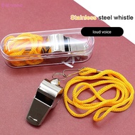 Babyone Whistle Sport Game Referee Whistle Lanyard Emergency Loud Sound Outdoor Football Whistle GG