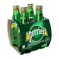 Perrier Sparkling Natural Mineral Water (4x 330ML)