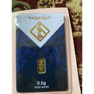 gold bar waqafa 0.5 gram 999