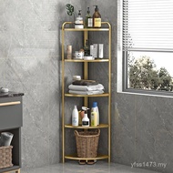 Kitchen-Free Bathroom Installation Simple Rack Art Multi-Layer Furniture Corner Bathroom Shelf Stora