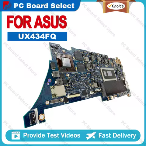 UX434FQ Laptop Motherboard For ASUS ZenBook UX434FL U4600F UX434F Notebook Mainboard With 10th Gen I