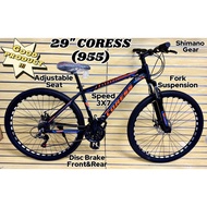 CORESS MTB 29inch/ALLOY MOUNTAIN BIKE 3x7speed/Basikal remaja/Basikal dewasa/Basikal murah/Basikal g