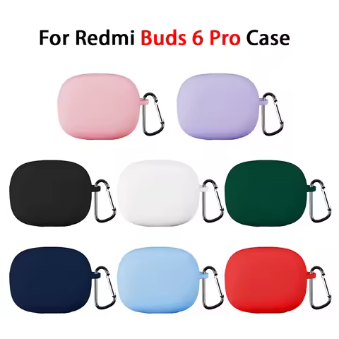 Soft Silicone Case for Redmi Buds 6 Pro 6Pro Cases Wireless Earphone Cases For Xiaomi Redmi Buds6 Pr