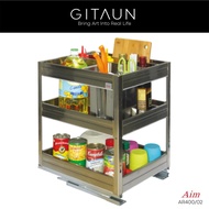 [AIM] Stainless Steel Pull Out Kitchen Accessories / Pull Out Basket / Kitchen Drawer / Laci Kabinet