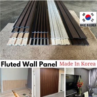 KOREA PVC Wall Panel Fluted Wall Panel Shiplap Slat Wall Wood Strip Panel Wainscoting PVC Accent Wal