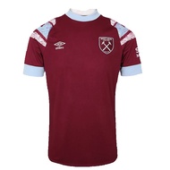 เสื้อกีฬาแขนสั้น ลายทีมชาติฟุตบอล West Ham United 2022-2023 ชุดเหย้า สําหรับผู้ชาย และผู้หญิง