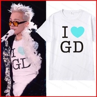 Aero F169 [GC1] Baju Kpop G-Dragon 2025 World Tour “I LOVE GD” T-shirt Lelaki Wanita VIP Fans