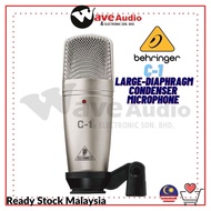 Behringer C-1 Large Diaphragm Studio Condenser Cardioid Pickup Pattern Microphone Mic (C1 C 1)