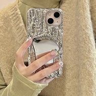 【SOAR Huawei Case】Wrinkle Mirror Huawei Case Mate30/40/50 Phone Case P40/P50/P60 Honor Sliver Covers