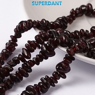 SUPERDANT 1strand Beads Strands Red Garnet Chip Red about 5~8mm long hole: about 0.5~0.8mm 32 inch