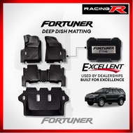 Toyota Fortuner 2009 to 2015 OEM / EXCELLENT Deep Dish Matting Quality Car Accessories