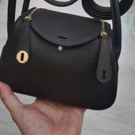 Hermes black mini Lindy