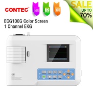 CONTEC ECG100G Digital 1 Channel 12 lead ECG Machine Electrocardiograph EKG Cardiac Monitor