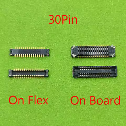 2pcs 30 Pin LCD Display FPC Connector On Flex Cable Board For Huawei Nova 2 Lite/Enjoy 8/Y7/Pro/Y7 P