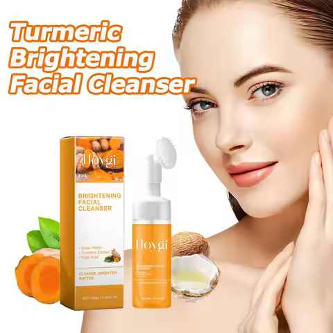 Turmeric Cleanser Deeply Cleansing Kojic Acid Blackhead Remover Skin Cleansing Oil Control Fade Acne