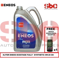 SBC AUTO -ENEOS ECOSTAGE FULLY SYNTHETIC SN 0W20 4LITER (Free Winscreen Shampoo