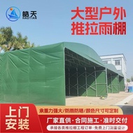 Awning Sunshade Awning Hujan Boleh Tarik Gudang Elektrik Lipat Luaran Awning Kalis Hujan Awning Suns