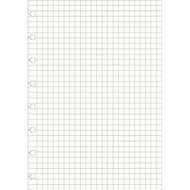 [100% Original Books] - Filofax A5 Notebook refill - squared paper white by  (UK edition, paperback)