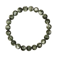 【正佳珠寶】綠龍晶 高品銀絲絨綠 7.8-8.3mm 綠龍晶手珠
