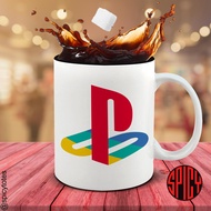 Spicy Mugs | PlayStation Minimalist Coffee Mug | Gamer Gift Mug, Gamer Coffee Mug, PS5 Coffee Mug