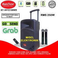 sale! speaker aktif portable baretone 15 bwr bluetooth meeting bt-3h1515bwr