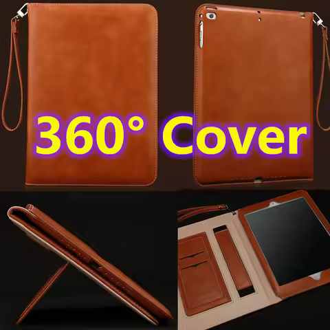 Original Real Leather Magnetic Case For iPad Pro 10.5 A1701 A1709 A1852 360 Shockproof Cover For iPa