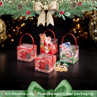 Transparent Cupcake Box Small Christmas Premium Transparent Christmas Muffin Box KS