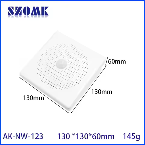 130*130*55mm Speaker Infrared Sensor Audio Shell Enclosure Iot Electrical Enclosure Junction Box