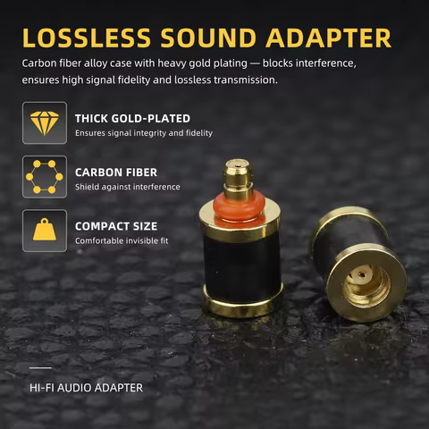 OKCSC HIFI Earphone Connector MMCX Female to Westonm Bax T2 Me Linuale Adapter for LINUM ETYMOTIC EV