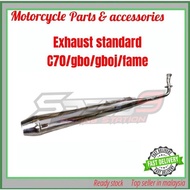 EKZOS EXHAUST STANDARD C70 / GBO / GBOJ / FAME / C90 HONDA CUP exzos std