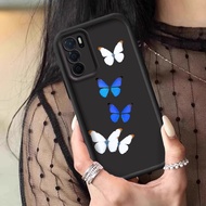 Aurora Butterfly with black Lanyard Suitable For  OPPO A16s/A18/A5 5G/A5X/A1x/A2x/A3 4G/A3 5G/A3X 4G