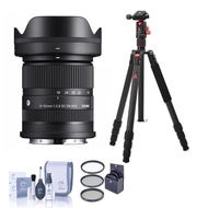 Sigma 18-50mm f/2.8 DC DN Contemporary Lens for Sony E, Bundle with Vanguard VEO 2 GO 235CB Travel T
