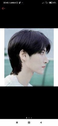 Wik Rambut Cowok Ganteng Mulllet Pendek