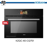 Robam CQ751 Built-in Combi Steam Oven / 2400W / 16 Modes / Touch Screen - KZQC-40-CQ751