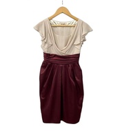 Aimer Dress Sleeveless ivory Bordeaux Women Direct from Japan Secondhand