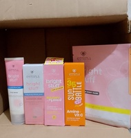 Emina 1 Paket Full Lengkap Skincare 1 Paket BPOM Emina Bright Stuff 5 pcs Glowing ( SHEET MASK + SUN